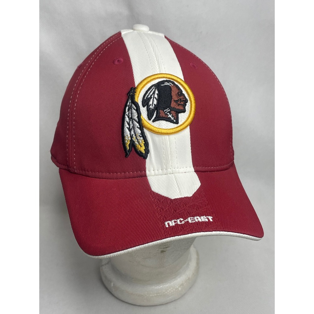 VTG Reebok Washington Redskins Authentic Sideline Cap OSFA Stretch Burgundy Hat